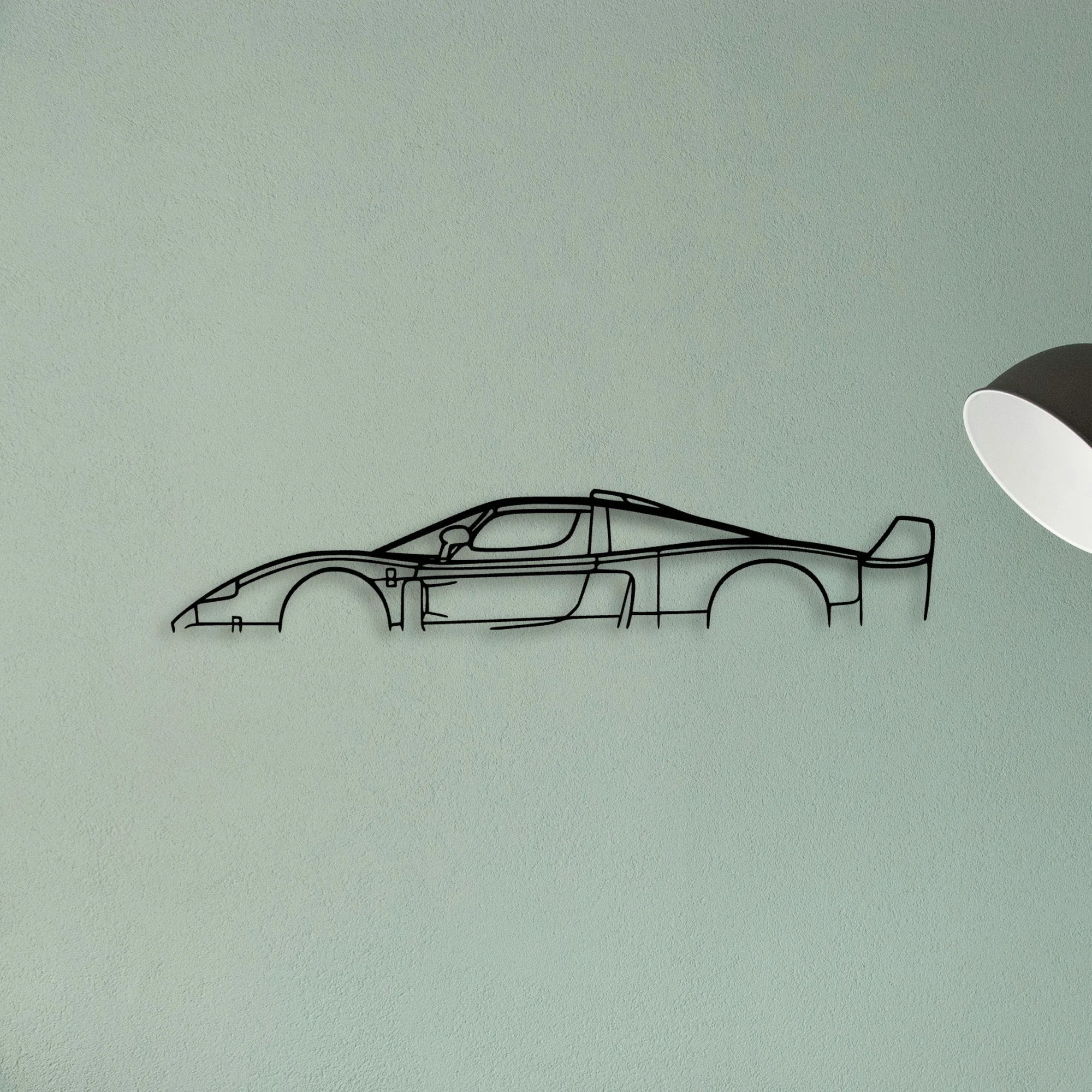 MC12 Classic Silhouette Metal Wall Art - Tinvibe