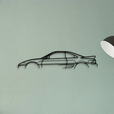 MR2 Classic Silhouette Metal Wall Art - Tinvibe