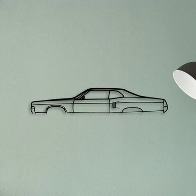 Marauder 1969 Classic Silhouette Metal Wall Art - Tinvibe