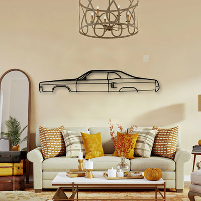 Marauder 1969 Classic Silhouette Metal Wall Art - Tinvibe
