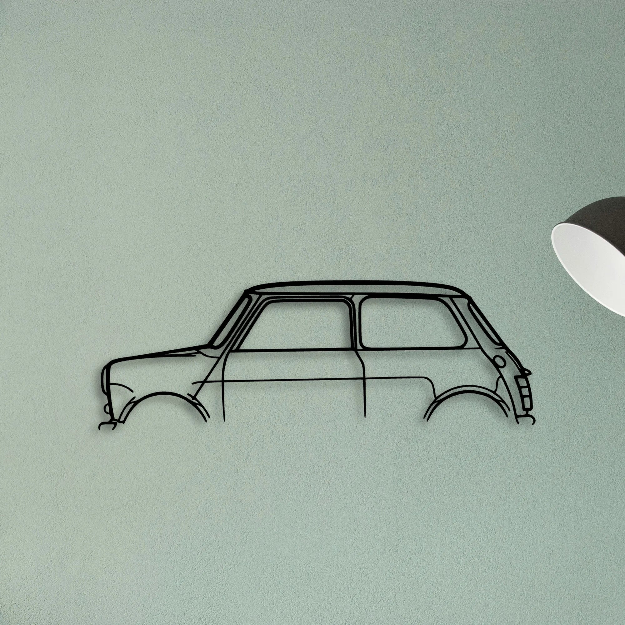 Mini Classic Silhouette Metal Wall Art - Tinvibe