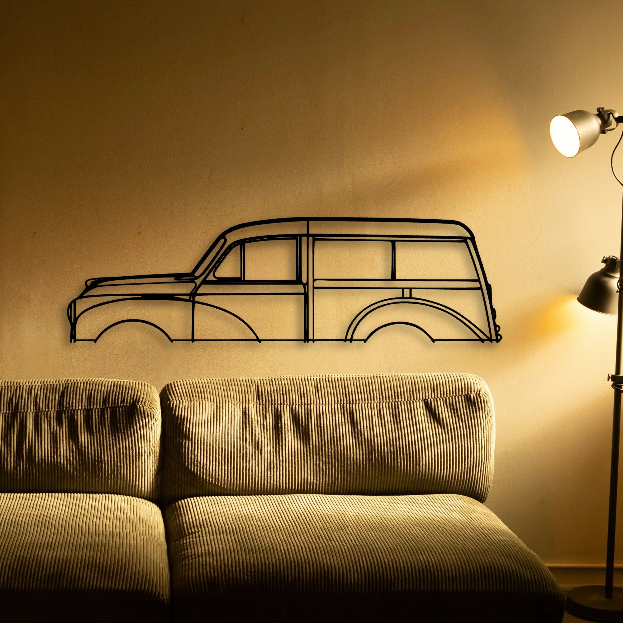Minor Traveller 1965 Classic Silhouette Metal Wall Art - Tinvibe