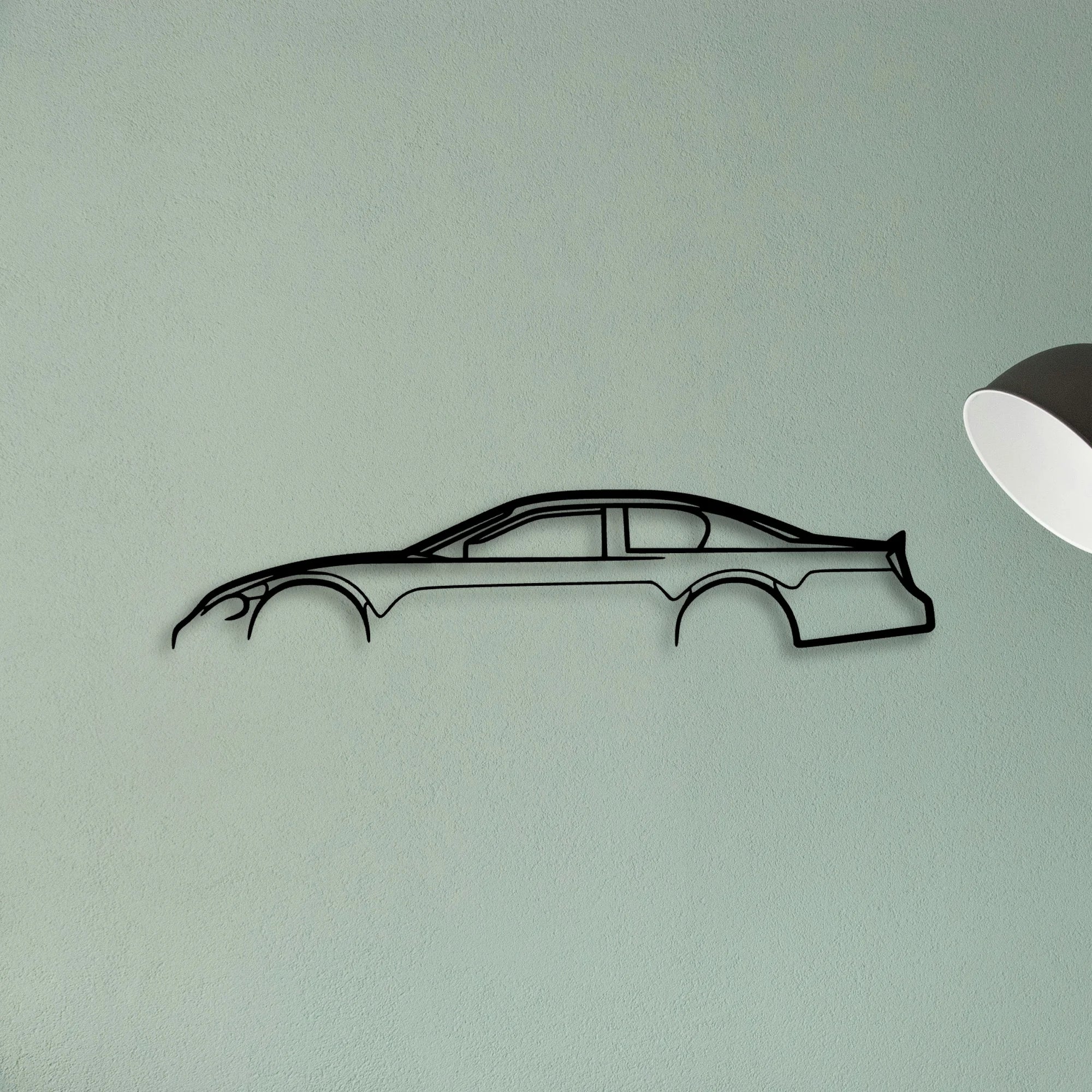 Monte Carlo Classic Silhouette Metal Wall Art - Tinvibe