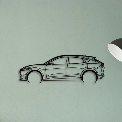 Mustang Mach E GT 2 Classic Silhouette Metal Wall Art - Tinvibe