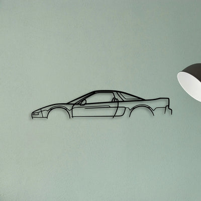 NSX Classic Silhouette Metal Wall Art - Tinvibe