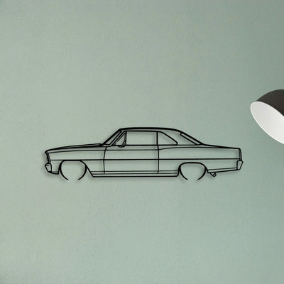 NO 1966 Classic Silhouette Metal Wall Art - Tinvibe