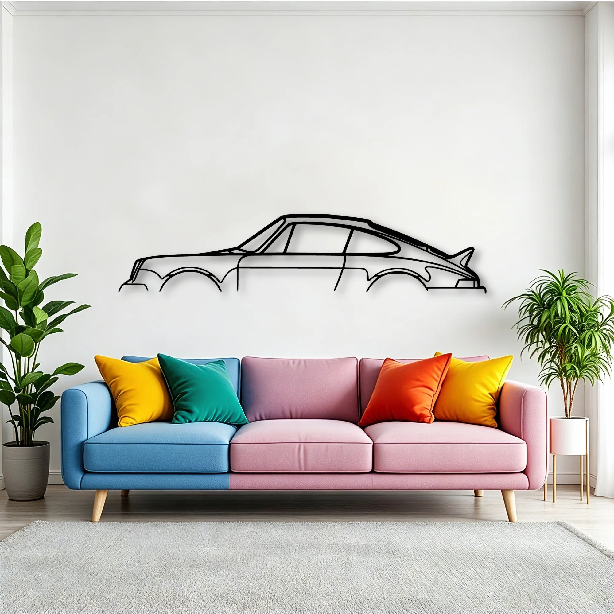P Generation 1 Classic Silhouette Metal Wall Art - Tinvibe