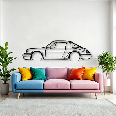 P Generation 3 Classic Silhouette Metal Wall Art - Tinvibe