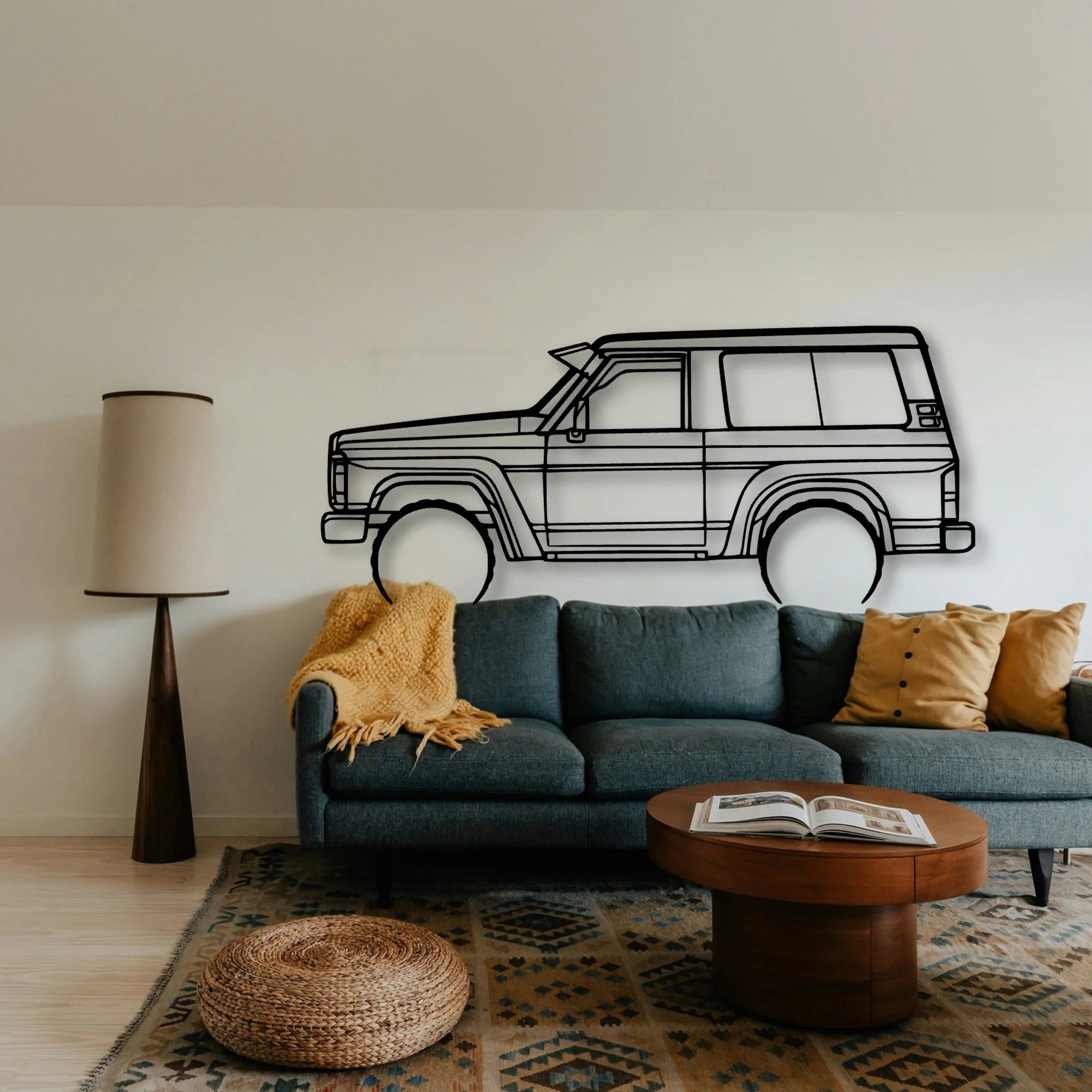 Patrol GQ 1988 Classic Silhouette Metal Wall Art - Tinvibe