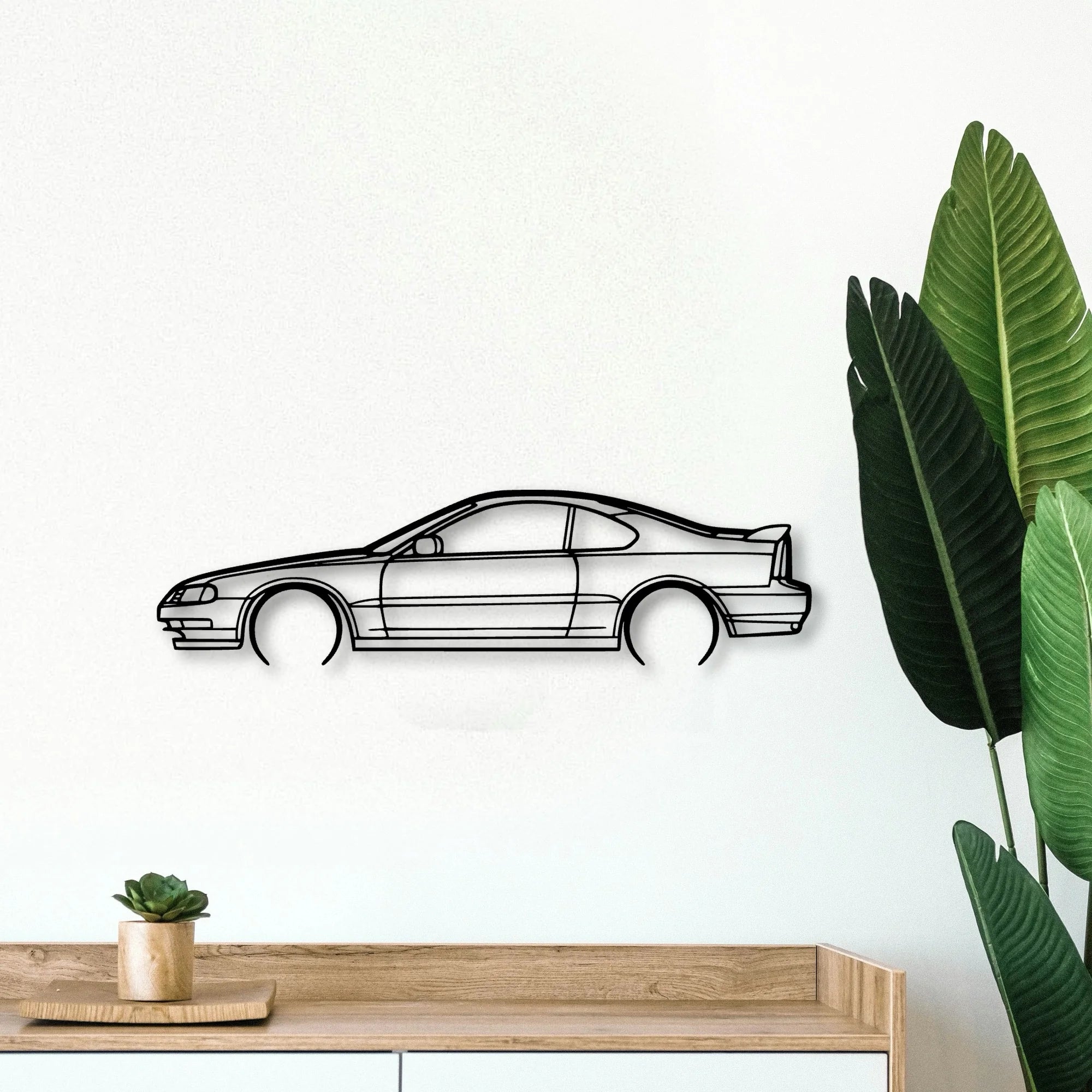 Prelude GEN 4 1993 Classic Silhouette Metal Wall Art - Tinvibe