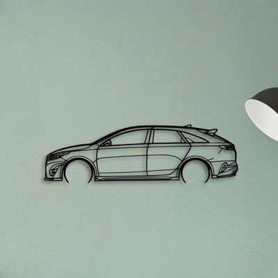 Proceed GT 2022 Classic Silhouette Metal Wall Art - Tinvibe