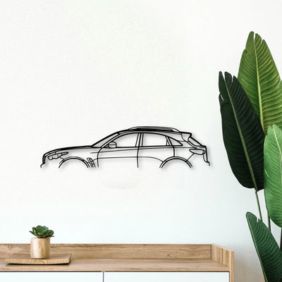 QX70S Classic Silhouette Metal Wall Art - Tinvibe