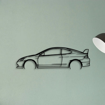 RSX 2005 Classic Silhouette Metal Wall Art - Tinvibe
