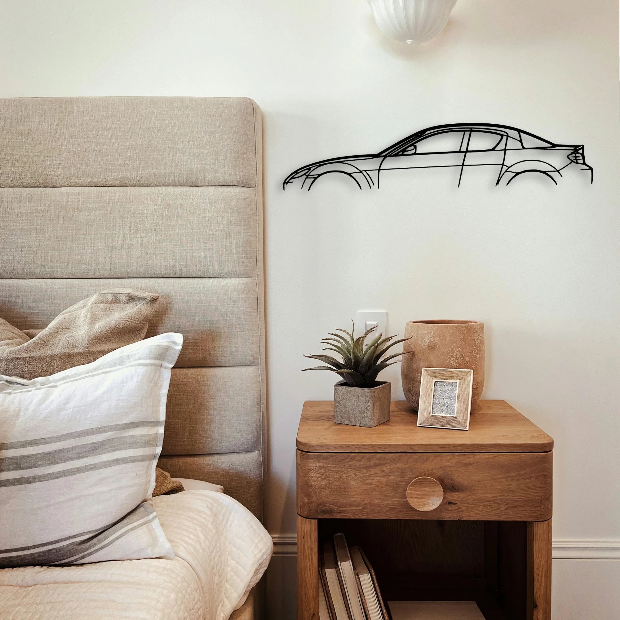 RX 8 Classic Silhouette Metal Wall Art - Tinvibe