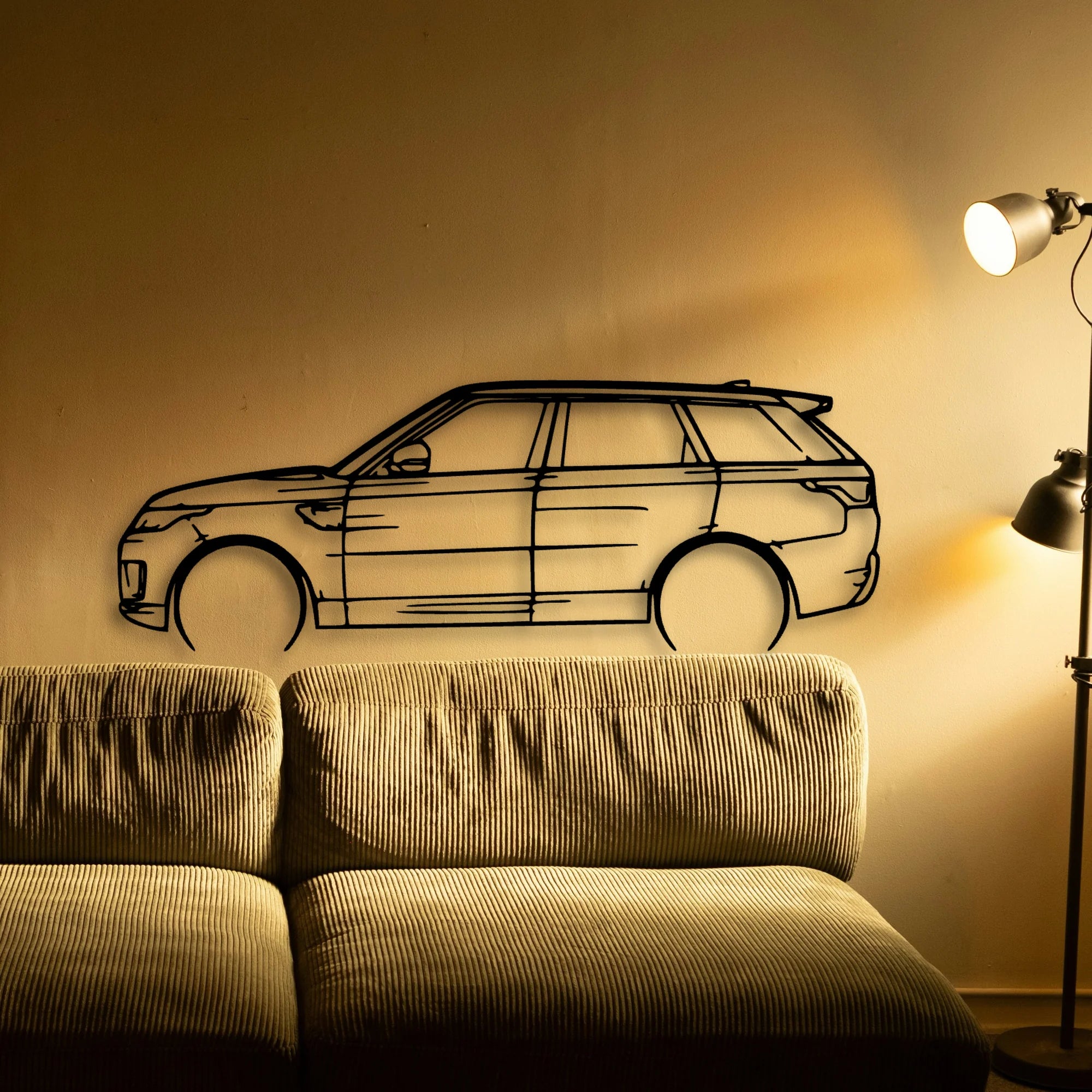 Range Sport 2020 Classic Silhouette Metal Wall Art - Tinvibe