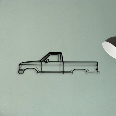 Ranger 1992 Classic Silhouette Metal Wall Art - Tinvibe