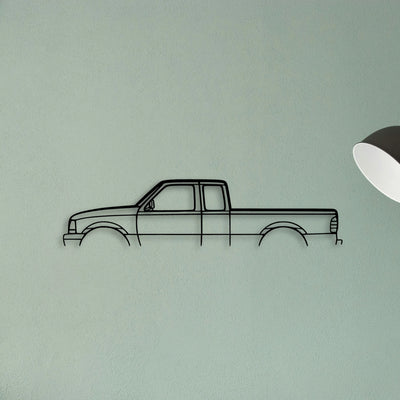 Ranger 2003 Classic Silhouette Metal Wall Art - Tinvibe