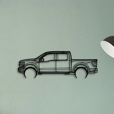 Raptor 2022 Classic Silhouette Metal Wall Art - Tinvibe