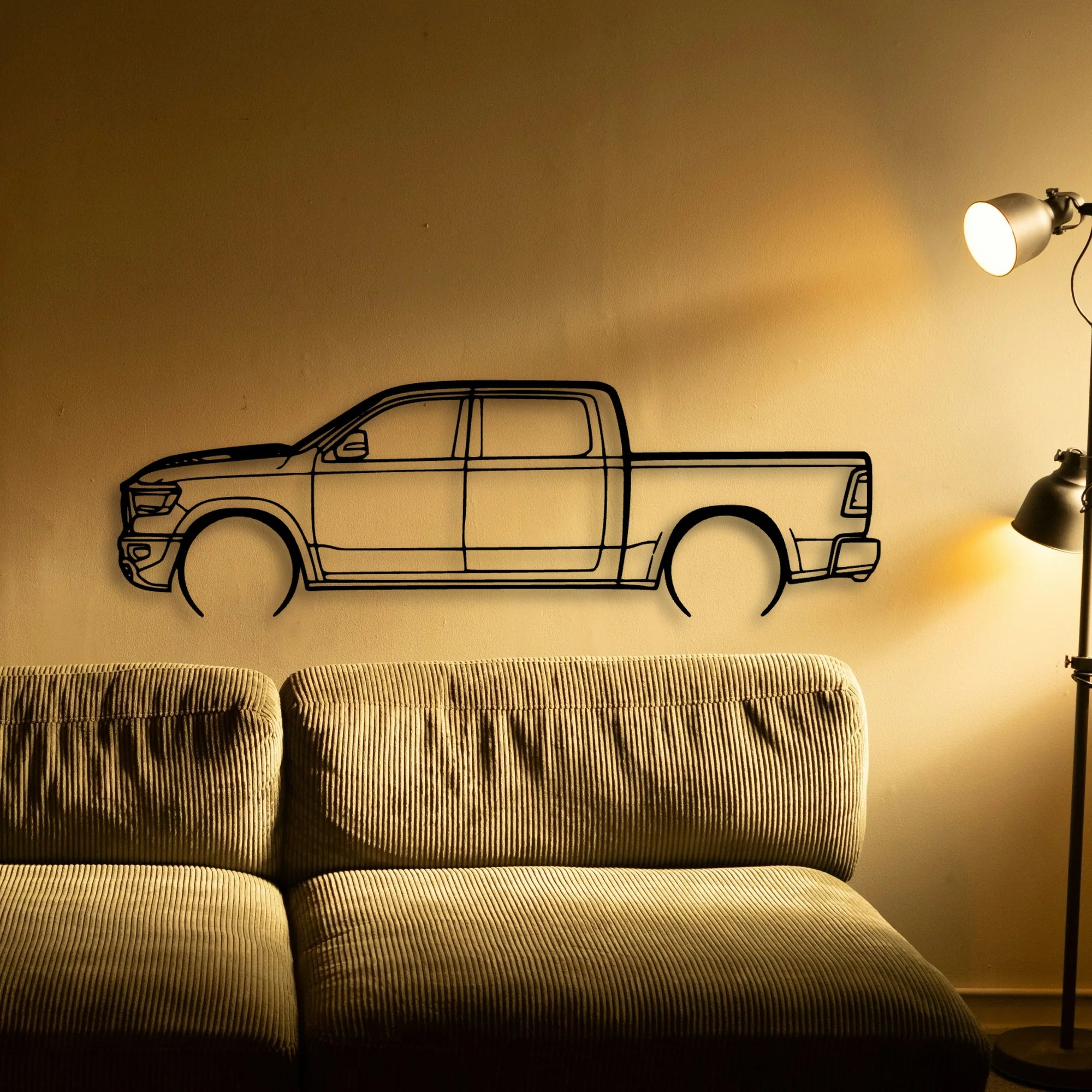 Rebel Classic Silhouette Metal Wall Art - Tinvibe