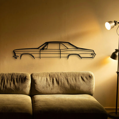 RIV Classic Silhouette Metal Wall Art - Tinvibe