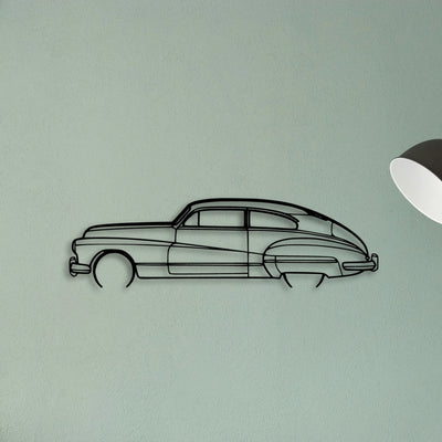 Roadmaster 1948 Classic Silhouette Metal Wall Art - Tinvibe