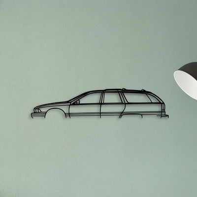 Roadmaster 1996 Wagon Classic Silhouette Metal Wall Art - Tinvibe