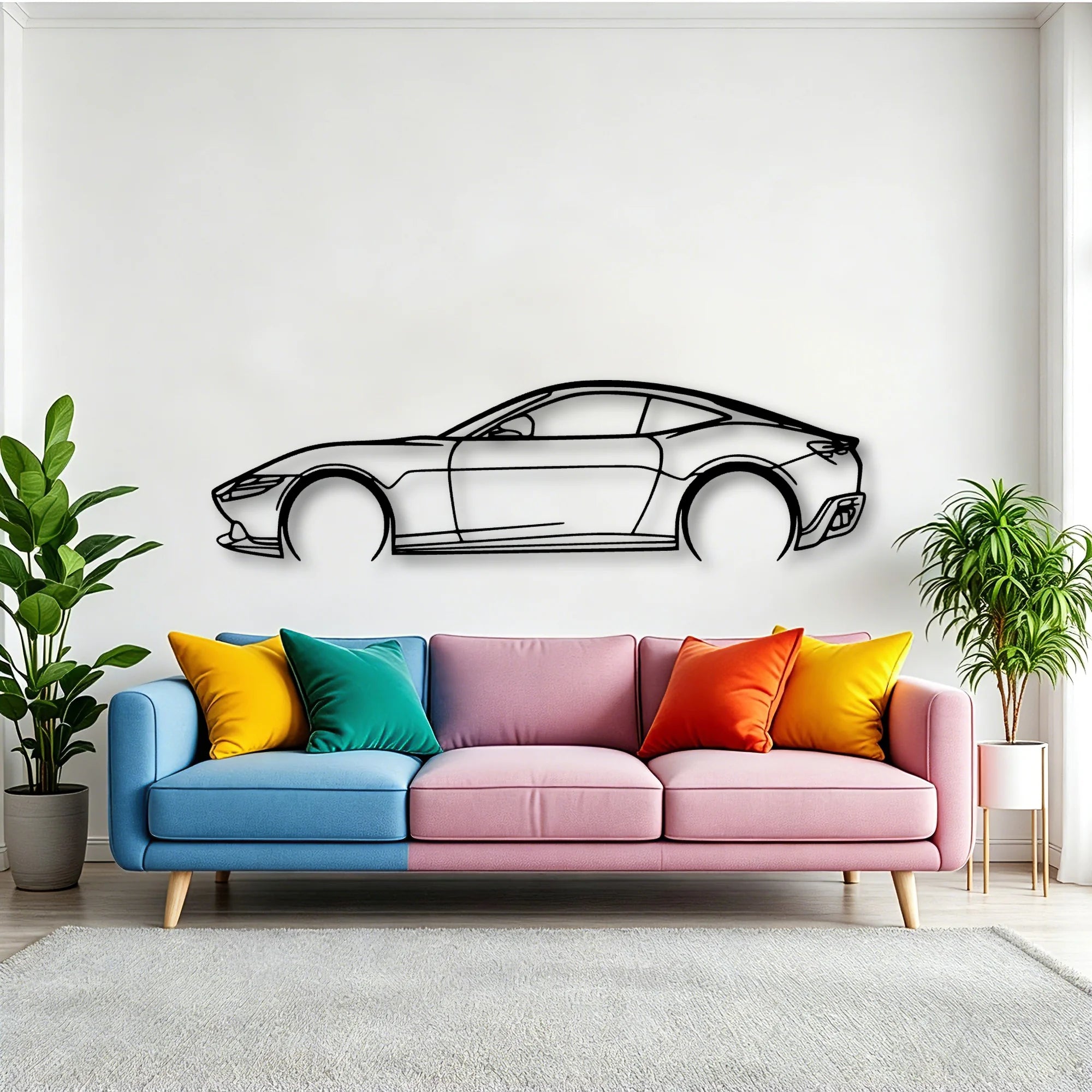 Roma 2021 Classic Silhouette Metal Wall Art - Tinvibe
