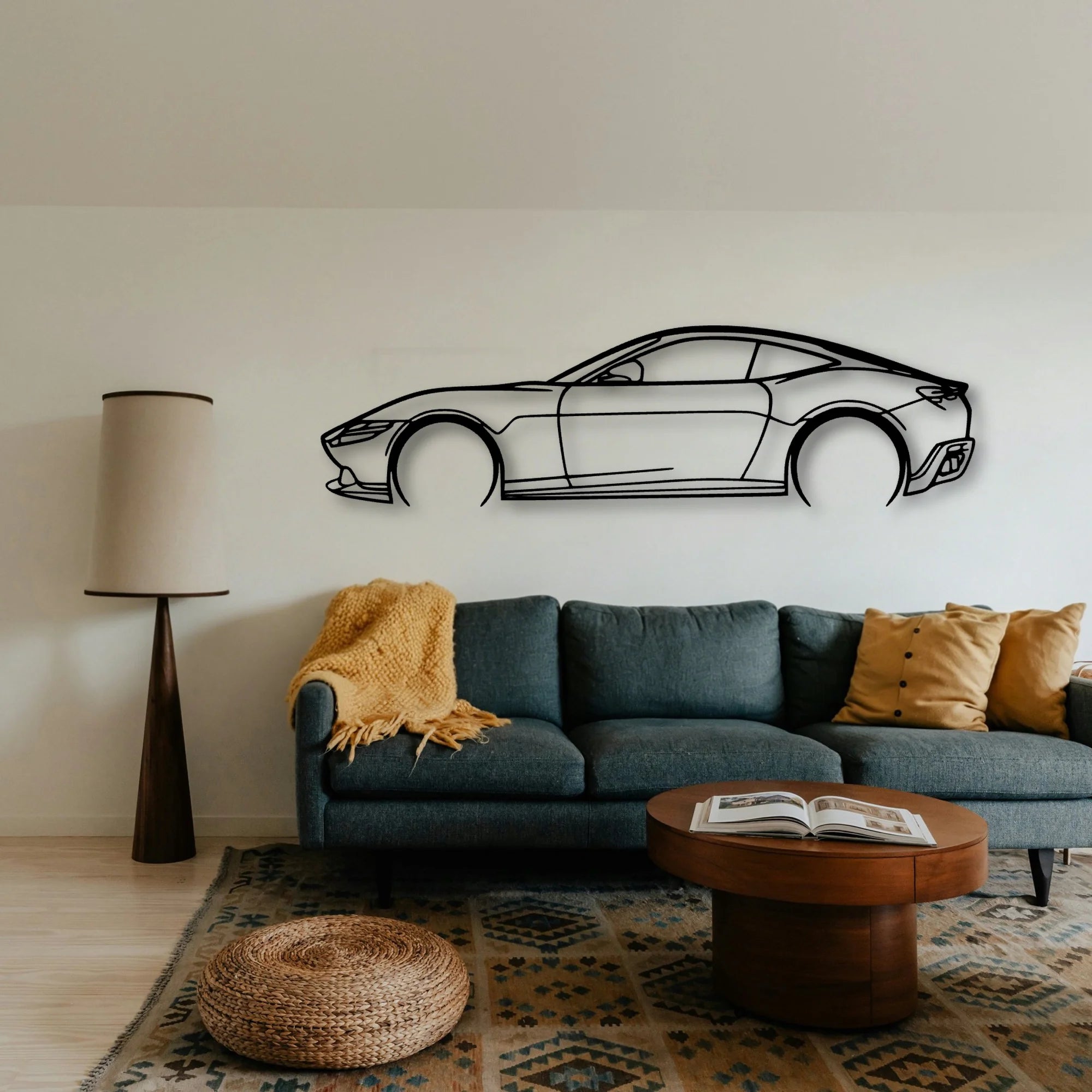 Roma 2021 Classic Silhouette Metal Wall Art - Tinvibe