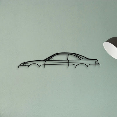 S14 1997 Classic Silhouette Metal Wall Art - Tinvibe