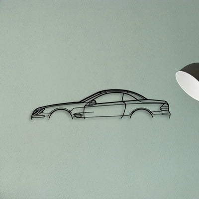 SL55 2004 2 Classic Silhouette Metal Wall Art - Tinvibe