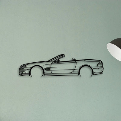 SL55 R230 2 Classic Silhouette Metal Wall Art - Tinvibe