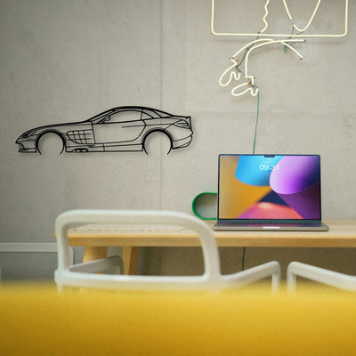 SLR 2008 Classic Silhouette Metal Wall Art - Tinvibe