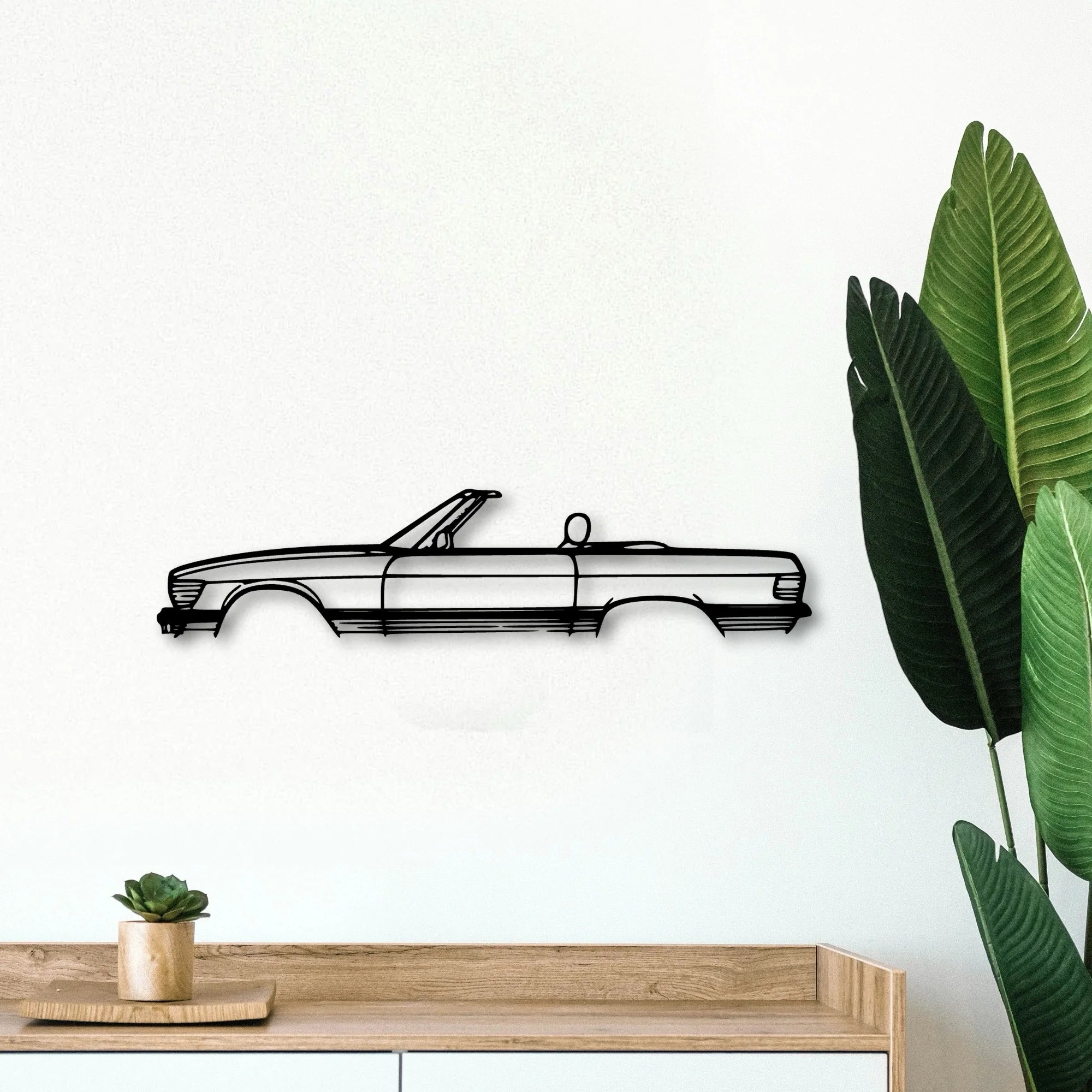 SL 1986 Classic Silhouette Metal Wall Art - Tinvibe