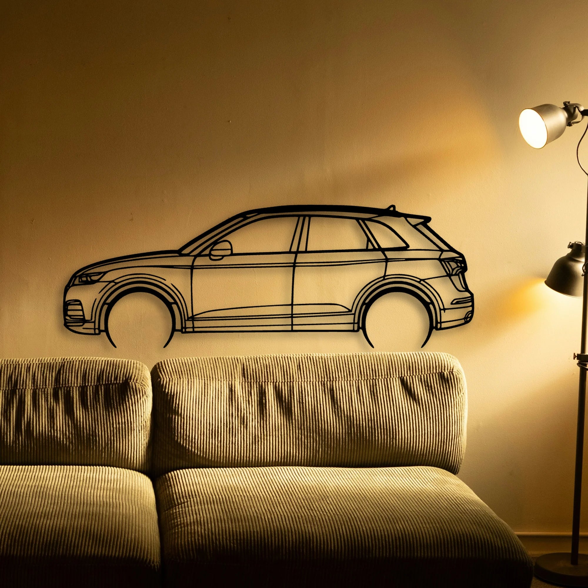 SQ5 2018 Classic Silhouette Metal Wall Art - Tinvibe