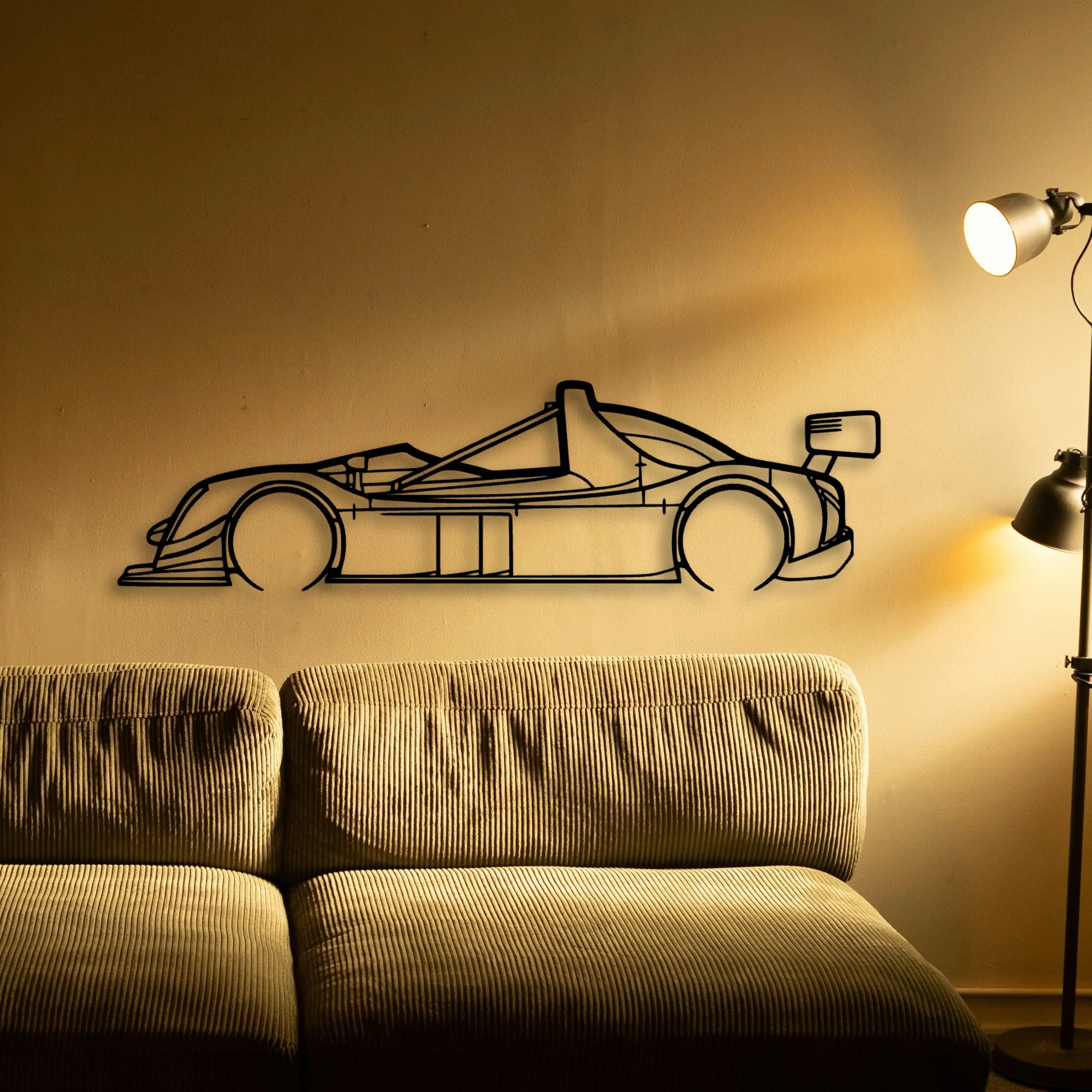 SR8 Classic Silhouette Metal Wall Art - Tinvibe