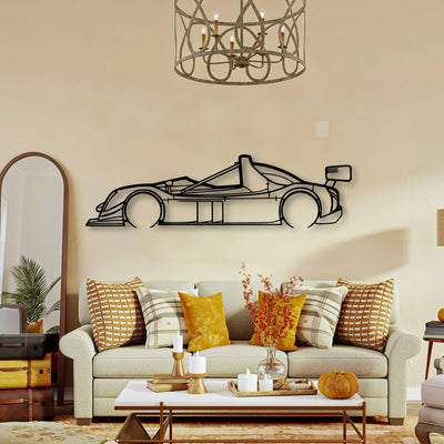 SR8 Classic Silhouette Metal Wall Art - Tinvibe