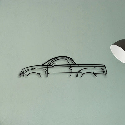 SSR 2006 Classic Silhouette Metal Wall Art - Tinvibe