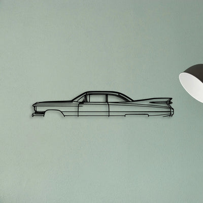 Series 62 1959 Classic Silhouette Metal Wall Art - Tinvibe