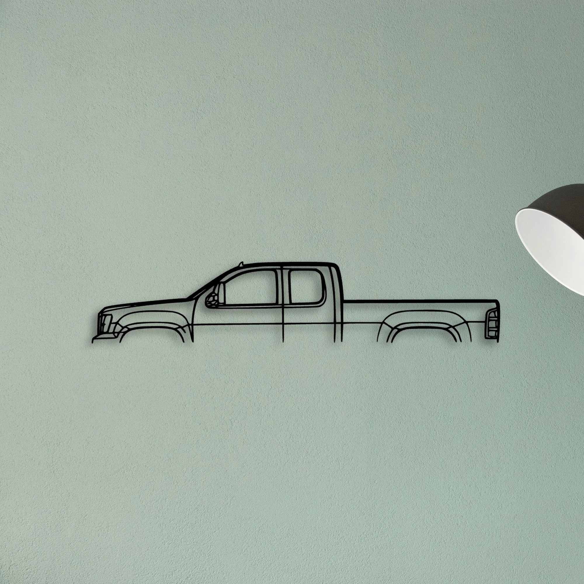 Sierra 2011 Classic Silhouette Metal Wall Art - Tinvibe
