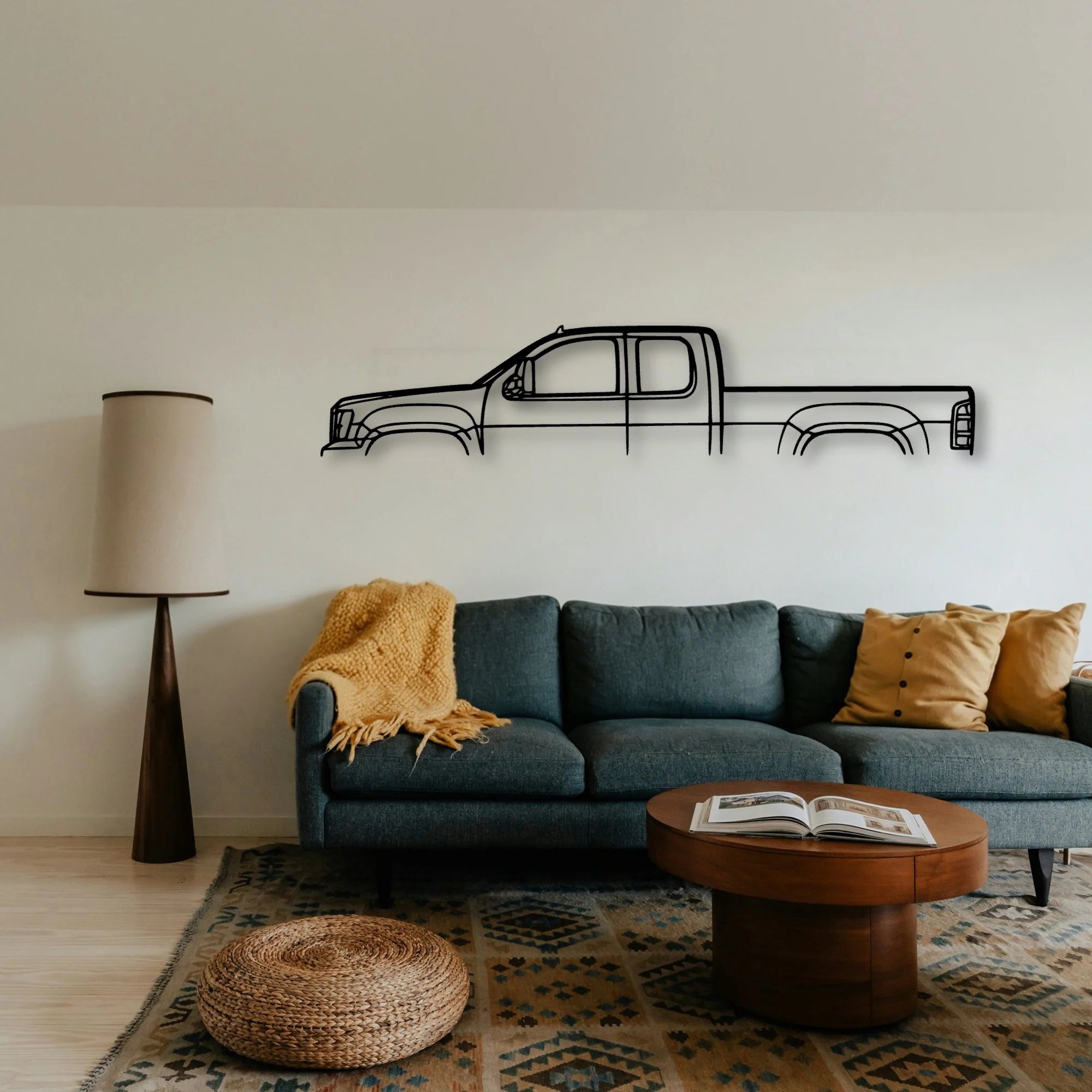 Sierra 2011 Classic Silhouette Metal Wall Art - Tinvibe