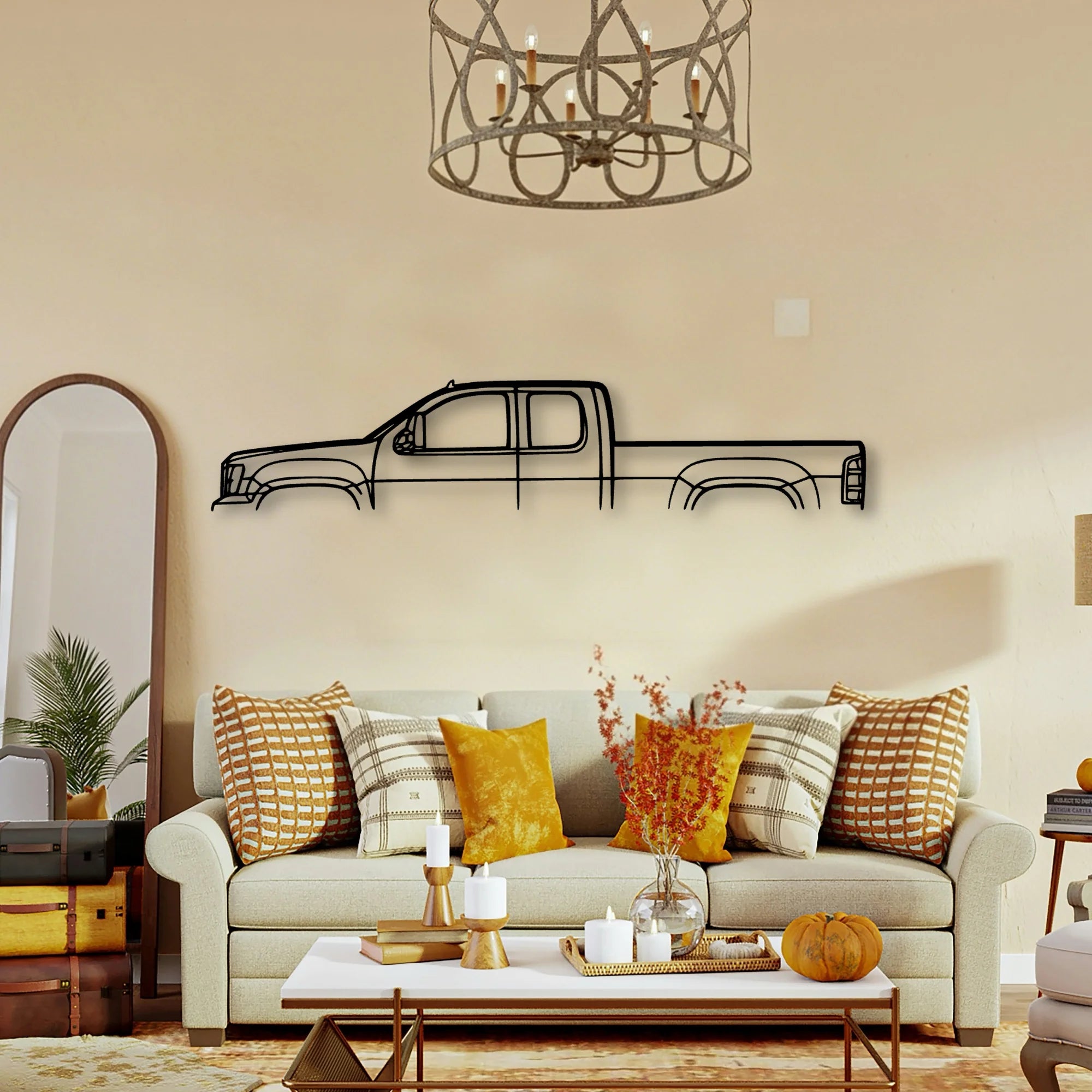 Sierra 2011 Classic Silhouette Metal Wall Art - Tinvibe