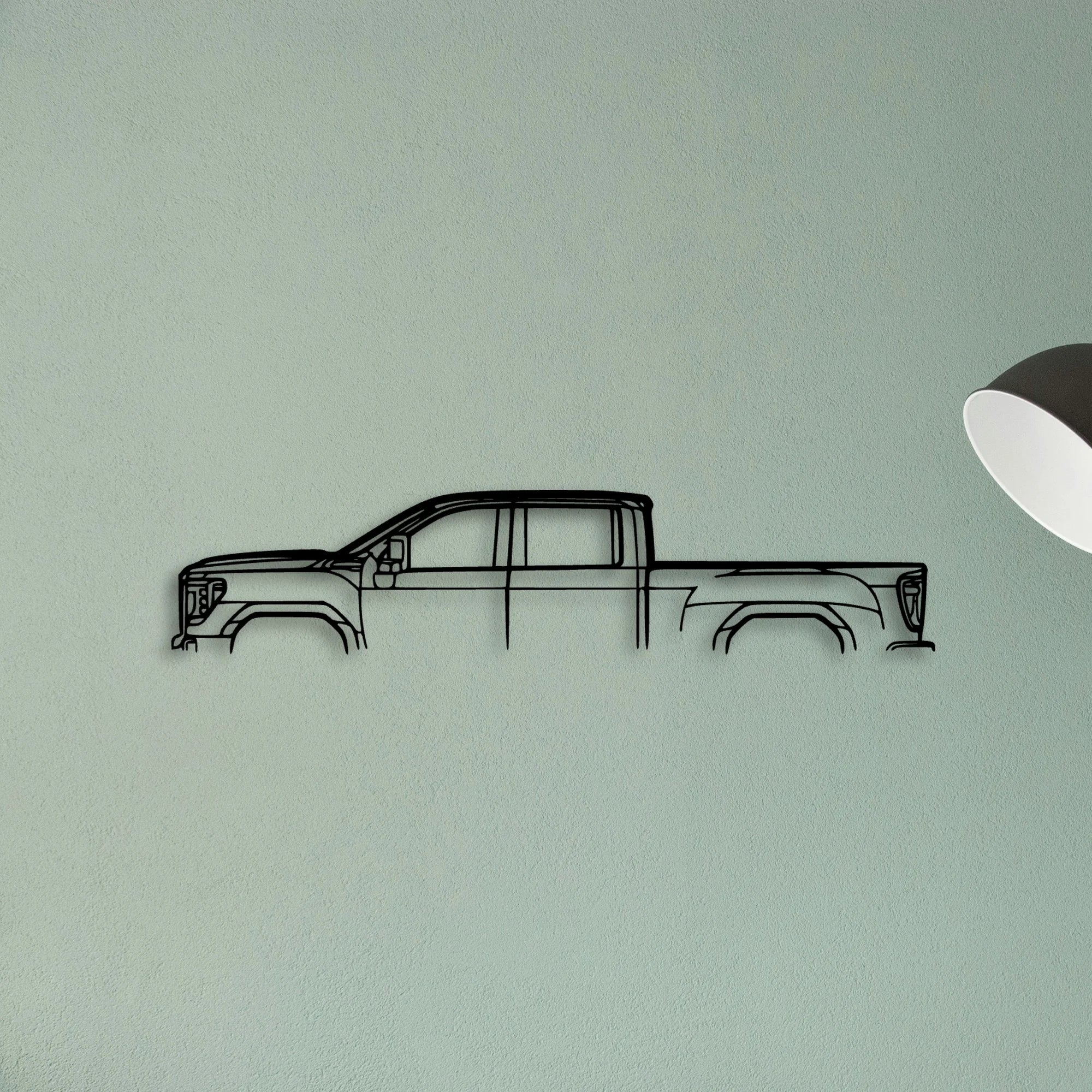 Sierra 2500 GT4 Classic Silhouette Metal Wall Art - Tinvibe