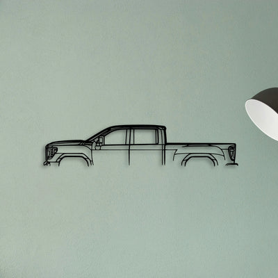 Sierra 2500 GT4 Classic Silhouette Metal Wall Art - Tinvibe