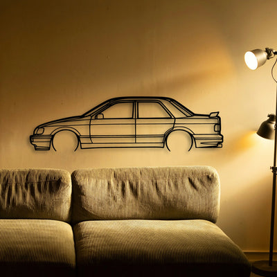 Sierra RS 1989 V2 Classic Silhouette Metal Wall Art - Tinvibe