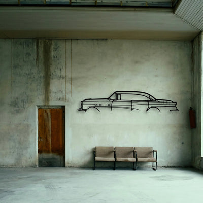 Super 1956 Classic Silhouette Metal Wall Art - Tinvibe