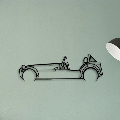Super 7 Classic Silhouette Metal Wall Art - Tinvibe