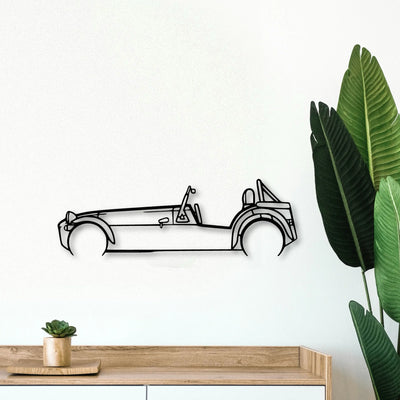 Super 7 Classic Silhouette Metal Wall Art - Tinvibe
