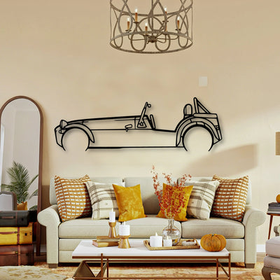 Super 7 Classic Silhouette Metal Wall Art - Tinvibe