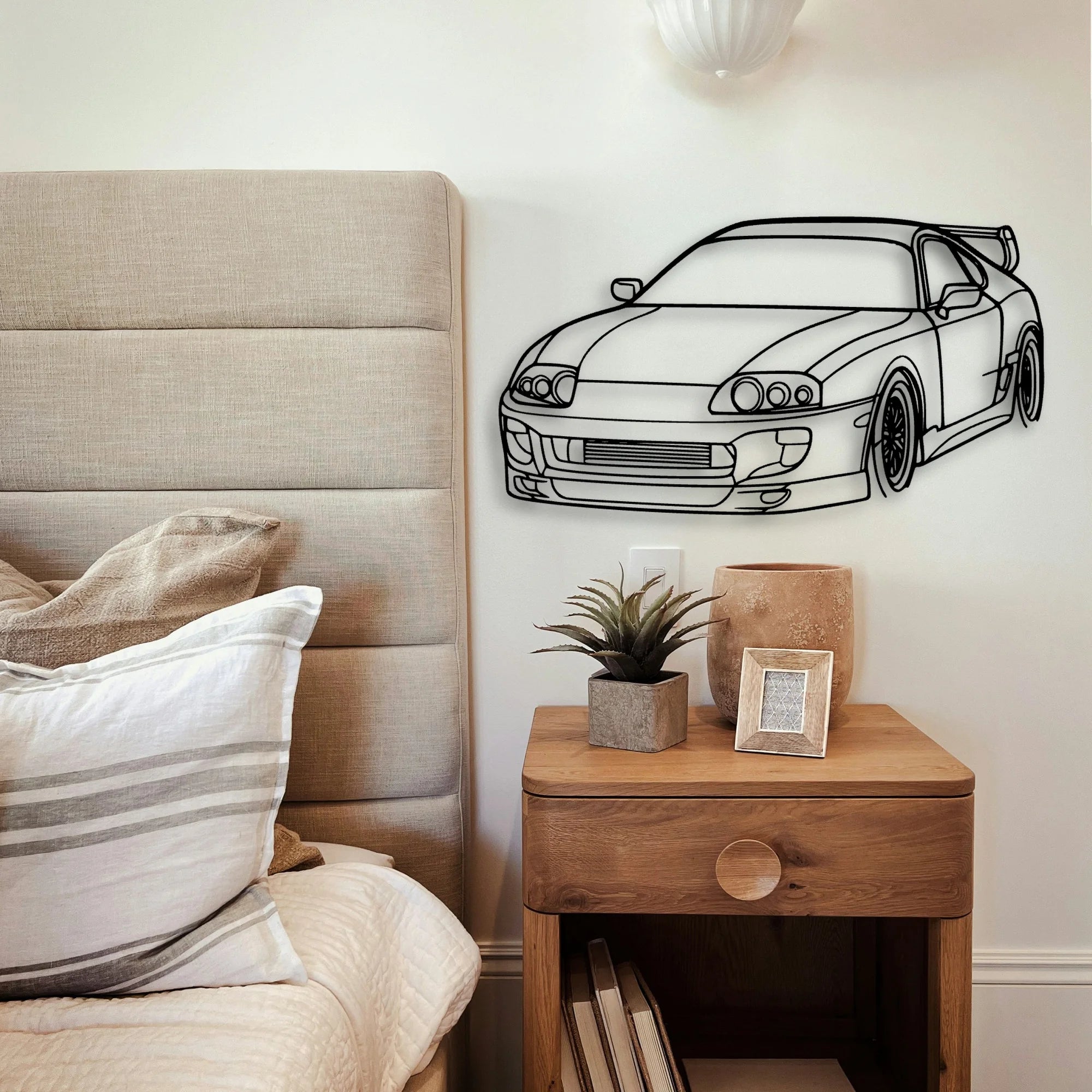 Supra 1994 Angle Classic Silhouette Metal Wall Art - Tinvibe