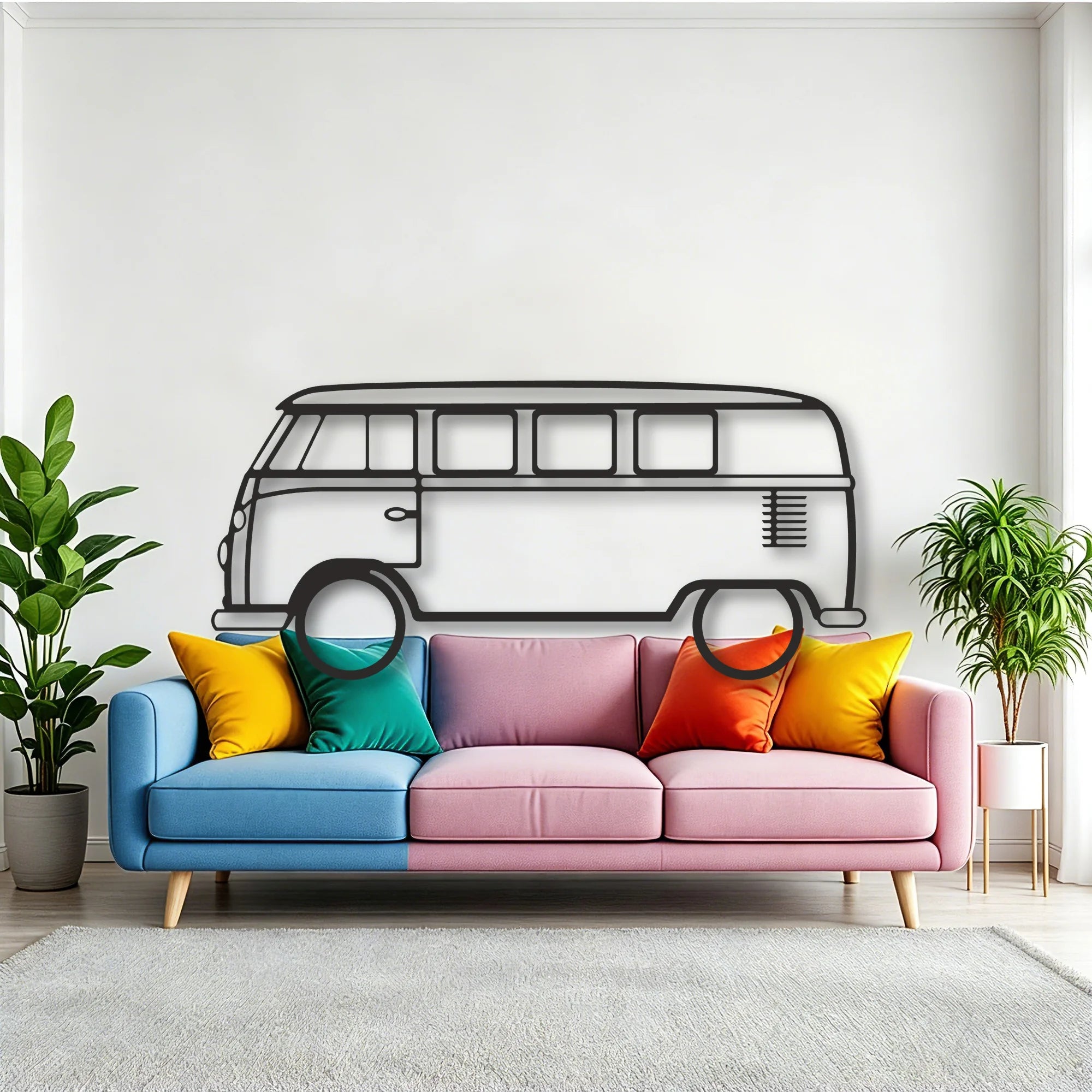T1 Classic Silhouette Metal Wall Art - Tinvibe
